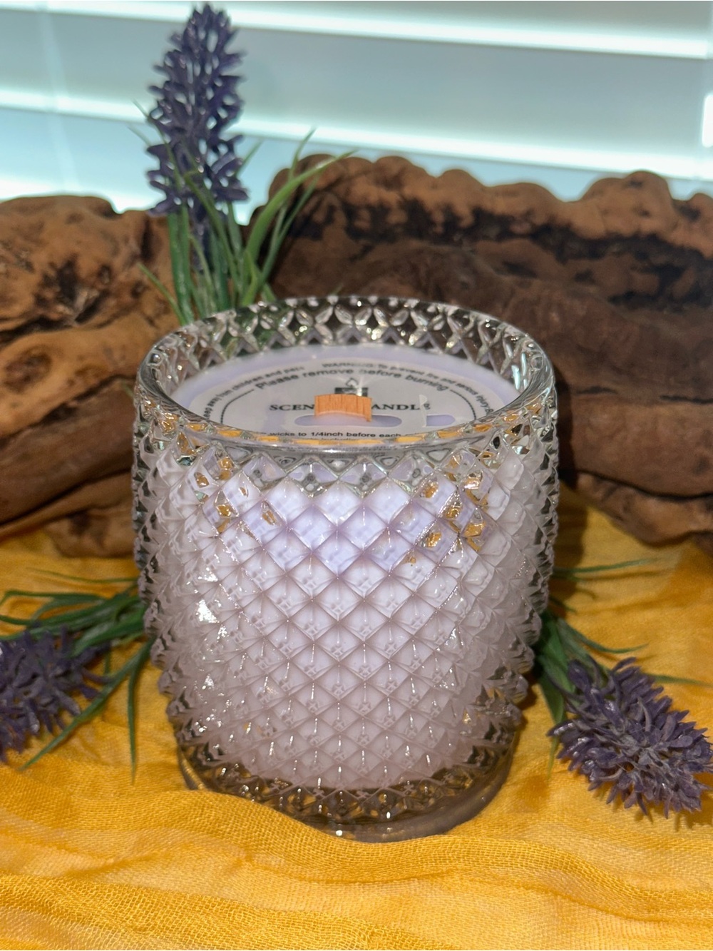 PINEAPPLE LAVENDER DRIFTWOOD, SCENT UNLEASHED LLC LUXURY SCENTED CANDLES